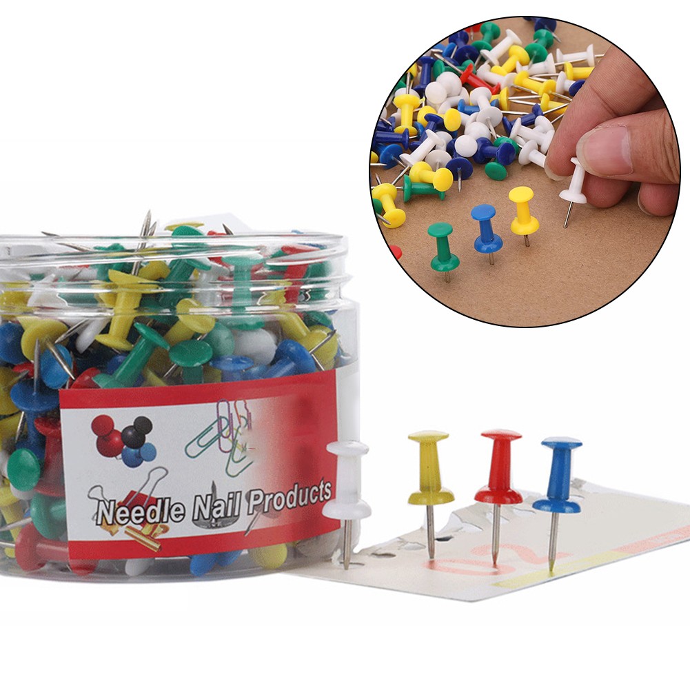 200 Bunte Reißzwecken, 2,2 Cm – Perfekt Für Pinnwände, Korktafeln, Fotos & Poster
