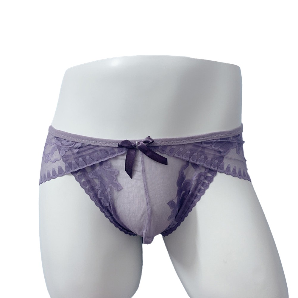 Men's Breathable Seamless See through Briefs Sexy Sissy Lingerie Underwear - Picture 33 of 37