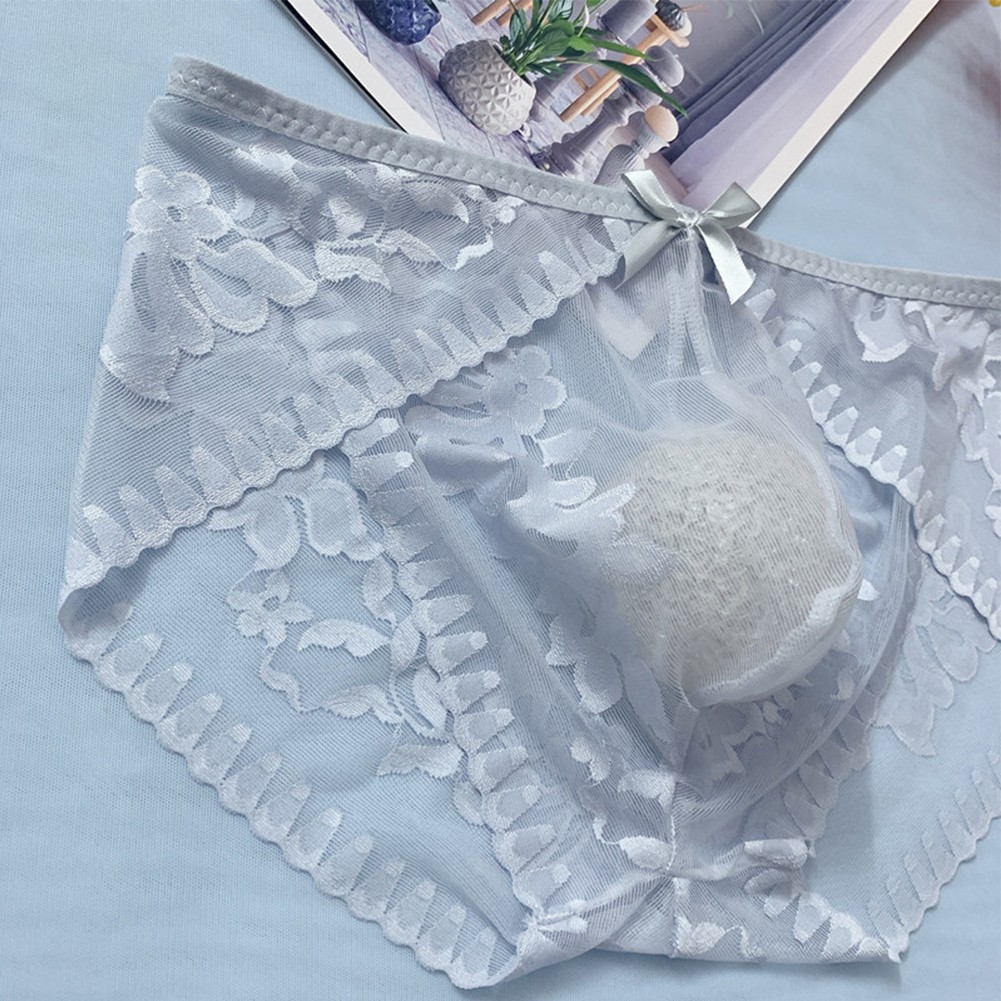 Men's Breathable Seamless See through Briefs Sexy Sissy Lingerie Underwear - Picture 28 of 37