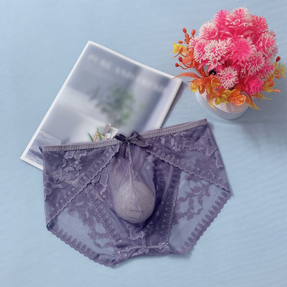 Men's Breathable Seamless See through Briefs Sexy Sissy Lingerie Underwear - Picture 34 of 37