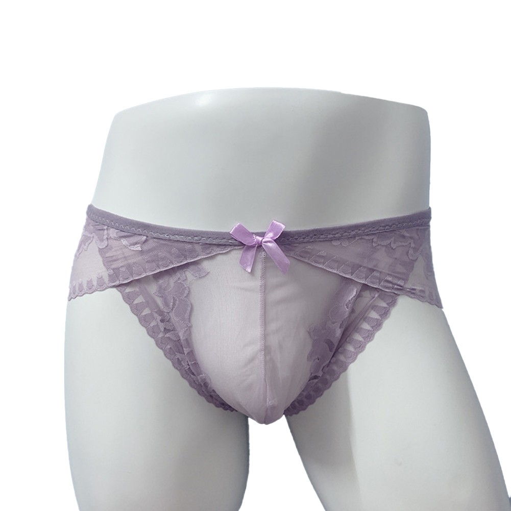 Men's Breathable Seamless See through Briefs Sexy Sissy Lingerie Underwear - Picture 23 of 37