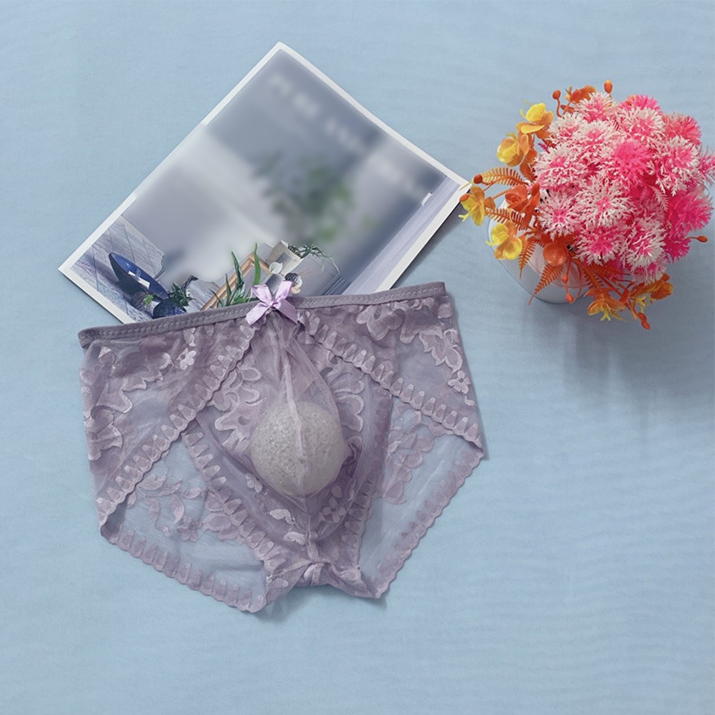 Men's Breathable Seamless See through Briefs Sexy Sissy Lingerie Underwear - Picture 24 of 37