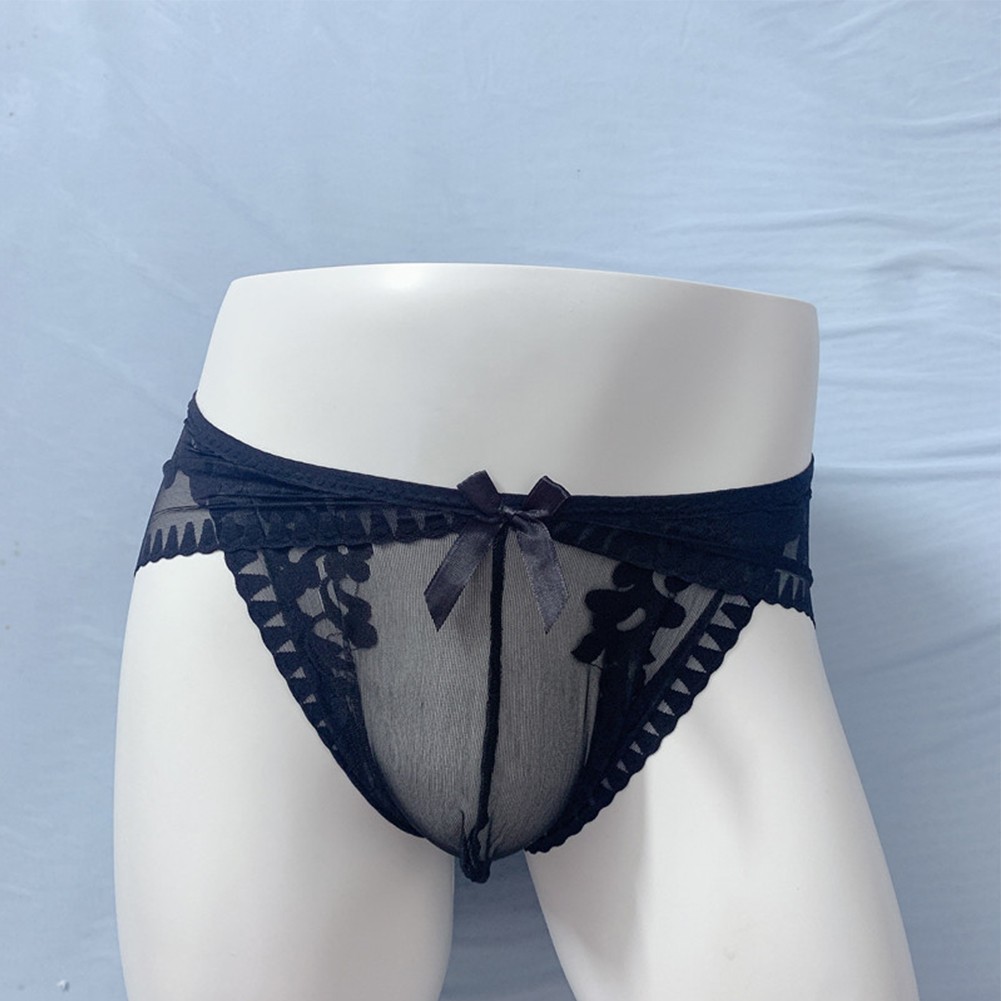 Men's Breathable Seamless See through Briefs Sexy Sissy Lingerie Underwear - Picture 16 of 37
