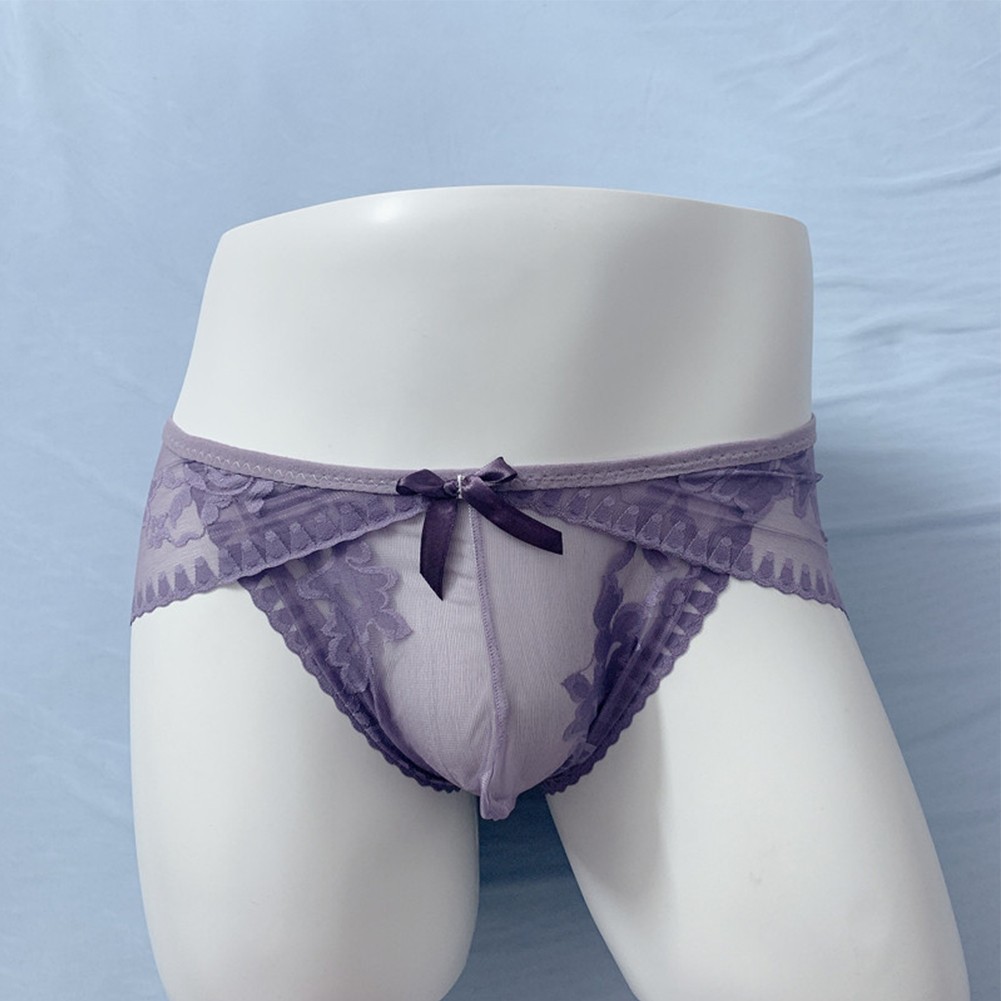 Men's Breathable Seamless See through Briefs Sexy Sissy Lingerie Underwear - Picture 32 of 37