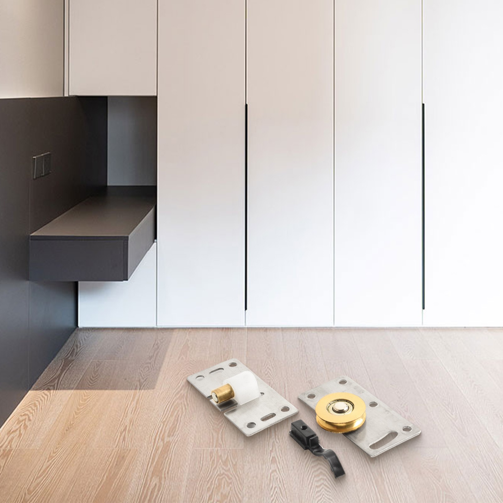 Rouleau de meuble dam??lioration de collection lhabitat couleur noir et blanc r??sistant