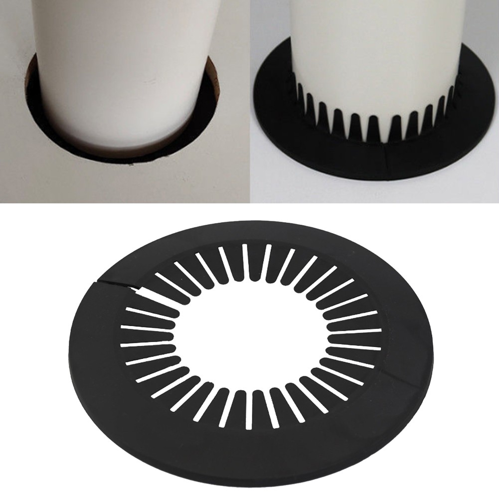 Decorative Rosette Pipe Covers Interior Enhancement Versatile Application