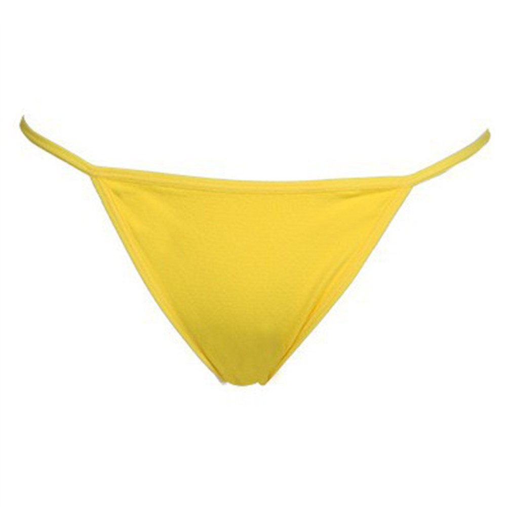 Yellow Modal Women's Sexy Lingerie Underwear Swimsuit Bikini Brief Thong - Picture 14 of 20