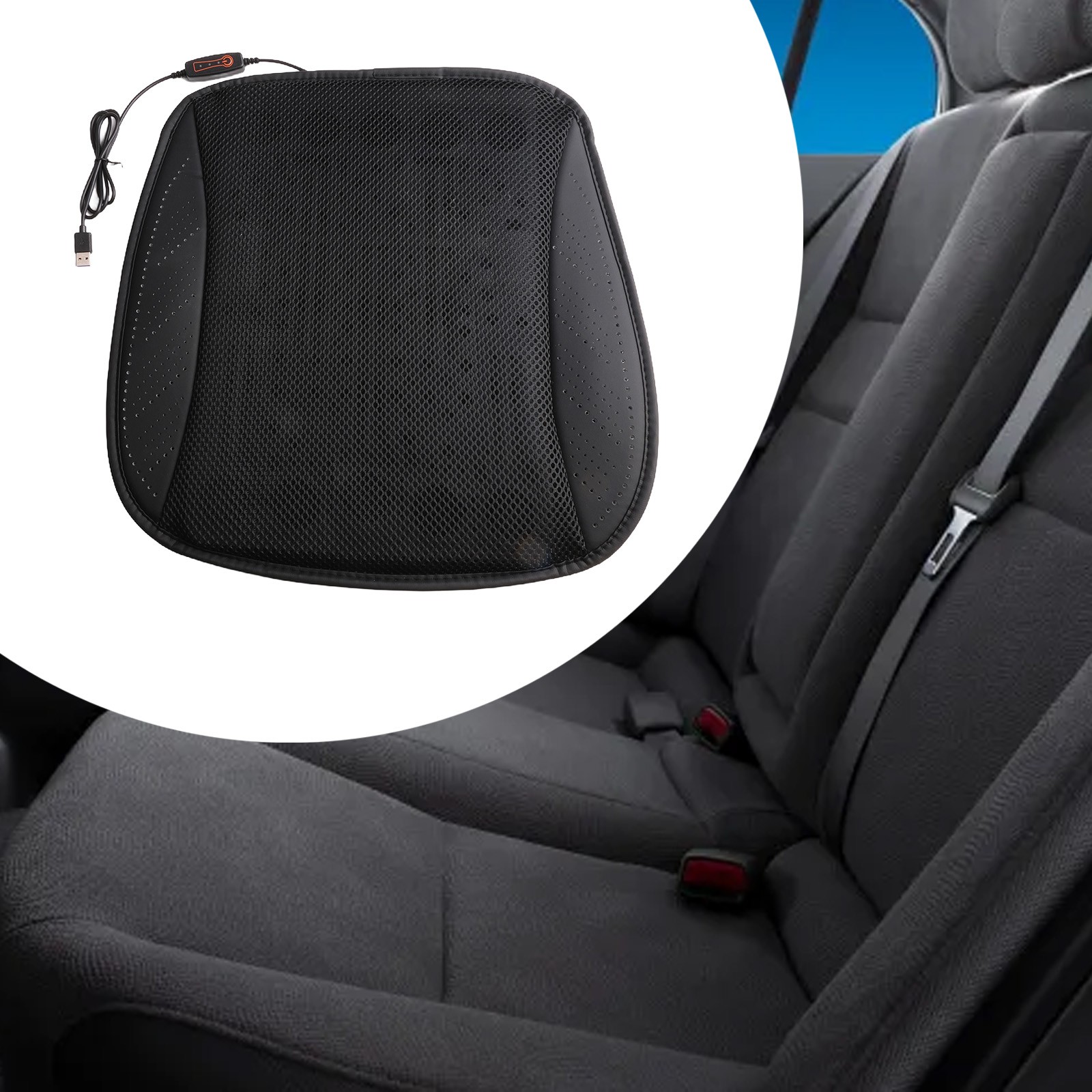 Seat Covers USB Fan Adjustable Cooling Cushion Adjustable Cooling Cushion - Picture 17 of 58