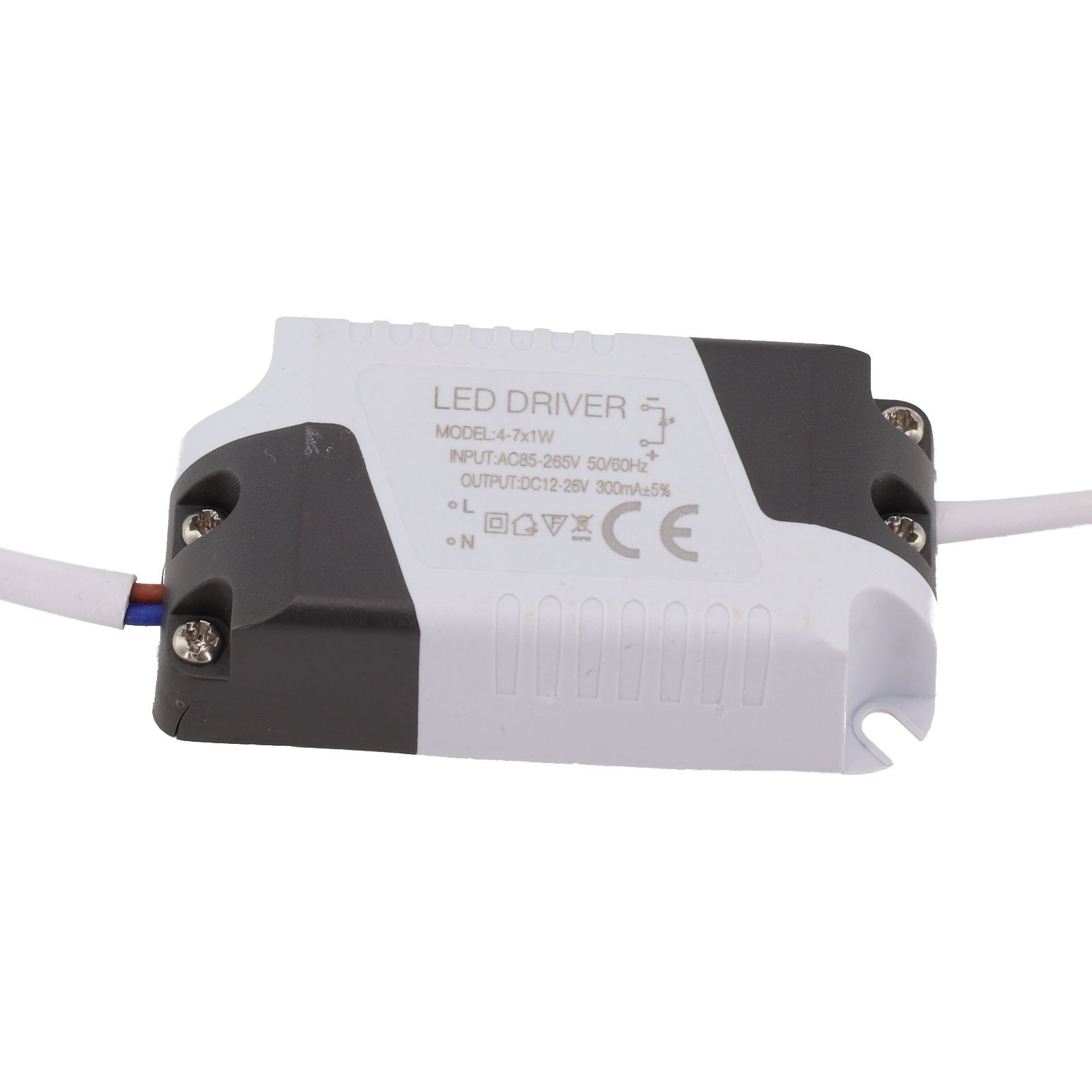 Long Lasting LED Driver Power Supply Transformer AC85 265V for 4 7W LED Lights