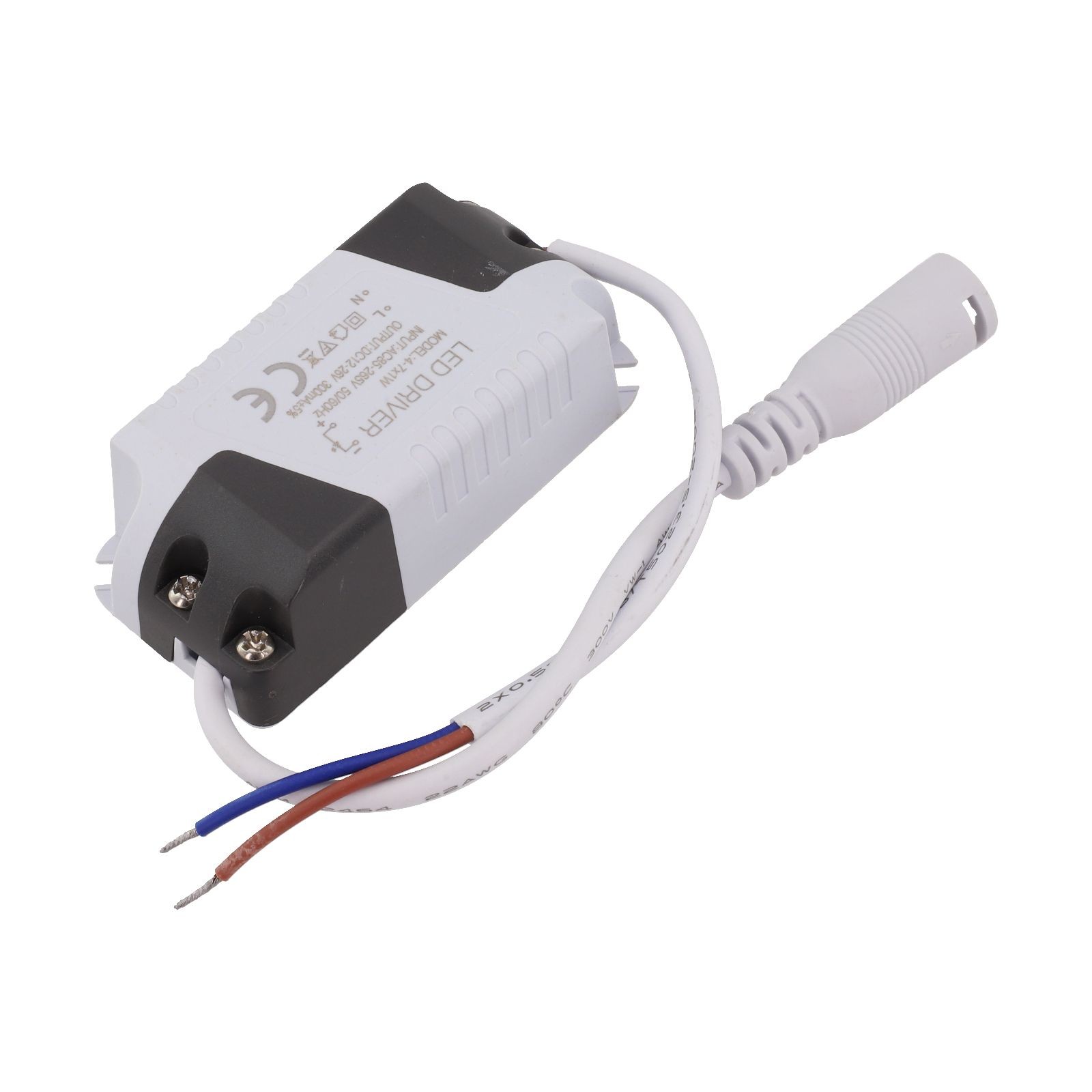 Long Lasting LED Driver Power Supply Transformer AC85 265V for 4 7W LED Lights