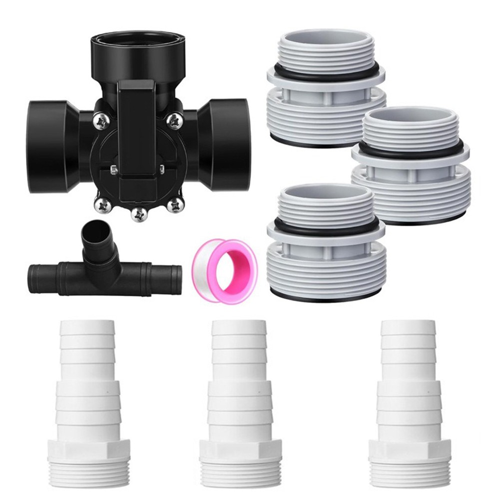 Adaptador de manguera de piscina de válvula de piscina de 1,5 pulgadas para equipo de piscina reemplazo conveniente - Imagen 23 de 23