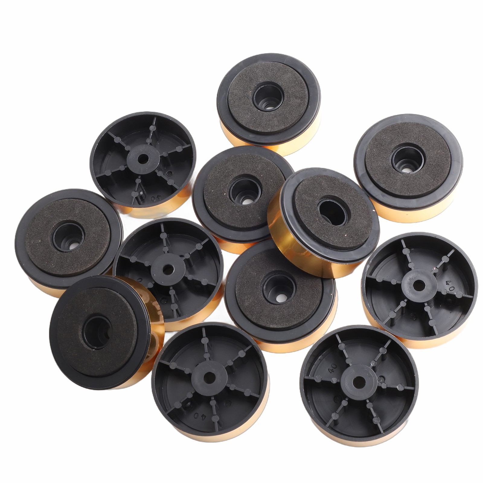 Elegante Phnom Penh Piedini Decorati per Altoparlanti Audio Stereo Set di 12 - Bild 38 von 84