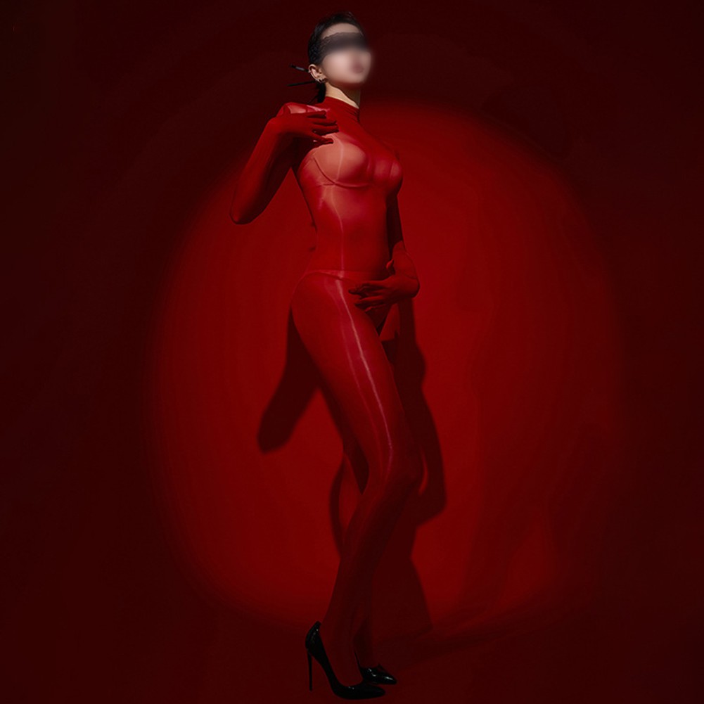 Bas intégral femme nylon avec manches longues parfait pour vêtements achats de nuit