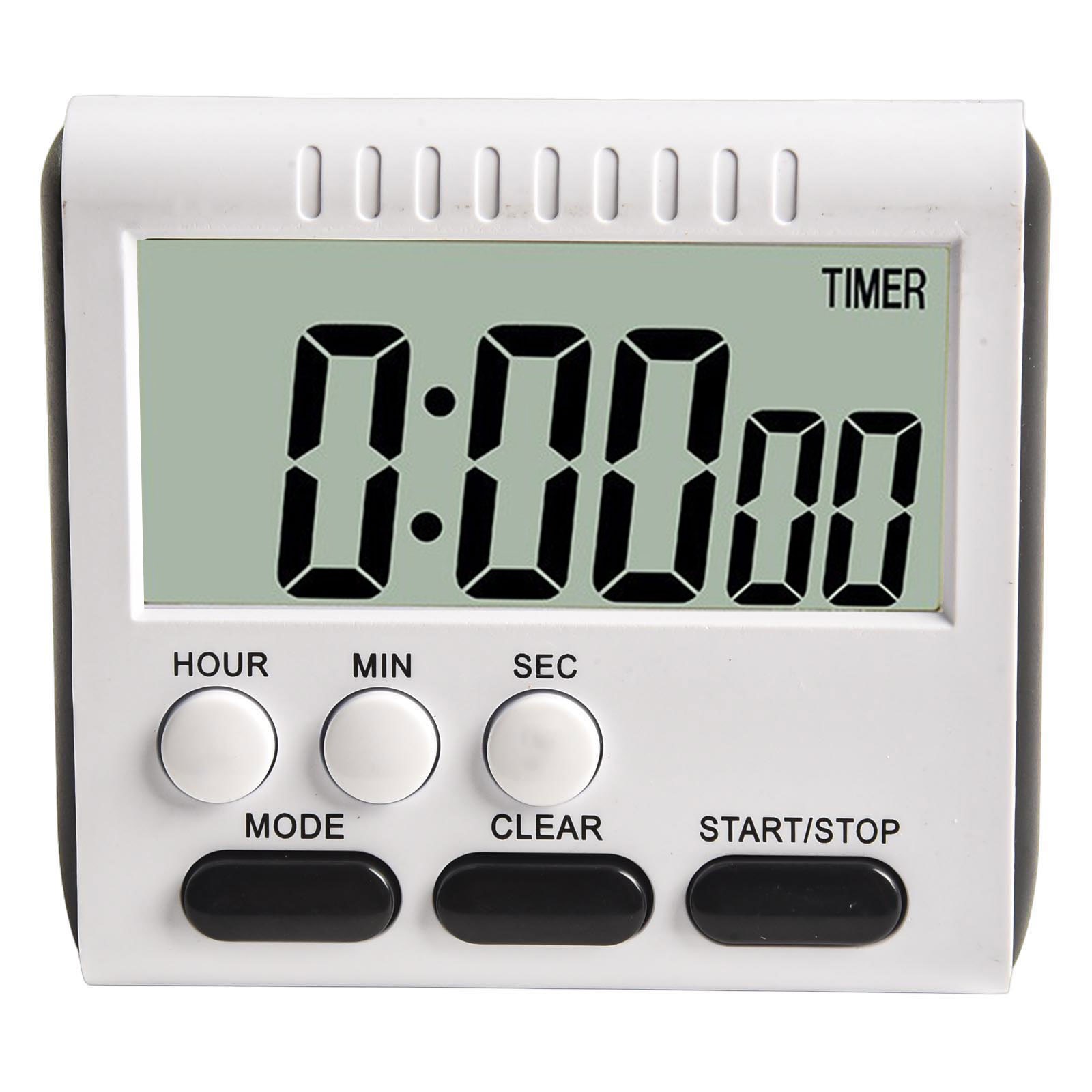 Minuterie numérique pratique neuve grande horloge LCD compte à vente en gros rebours support
