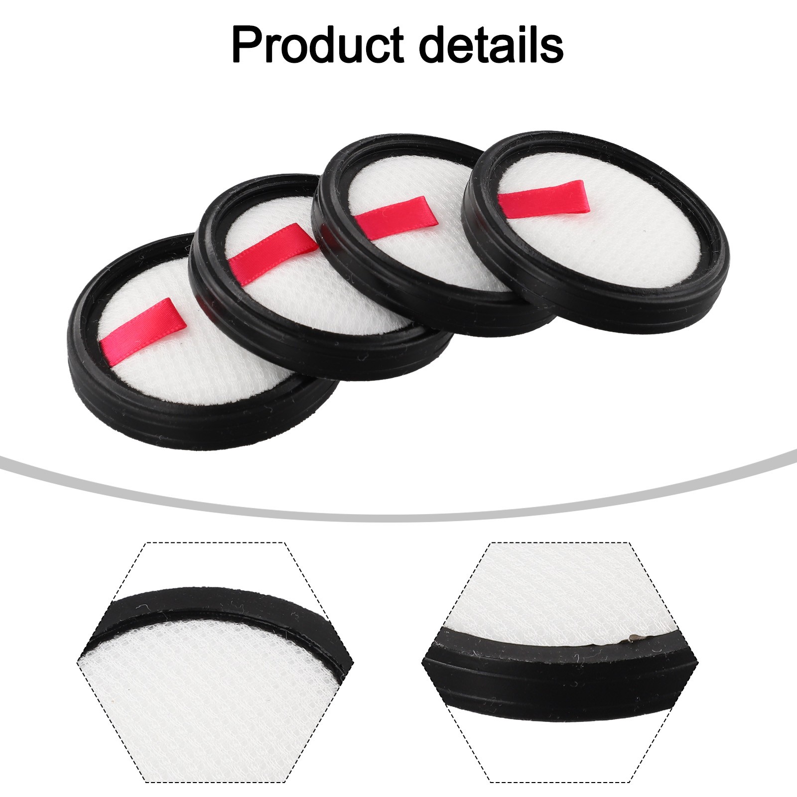 Spare filters for DEVOAC N300 For Haier T19B Handheld vacuum cleaner accessories