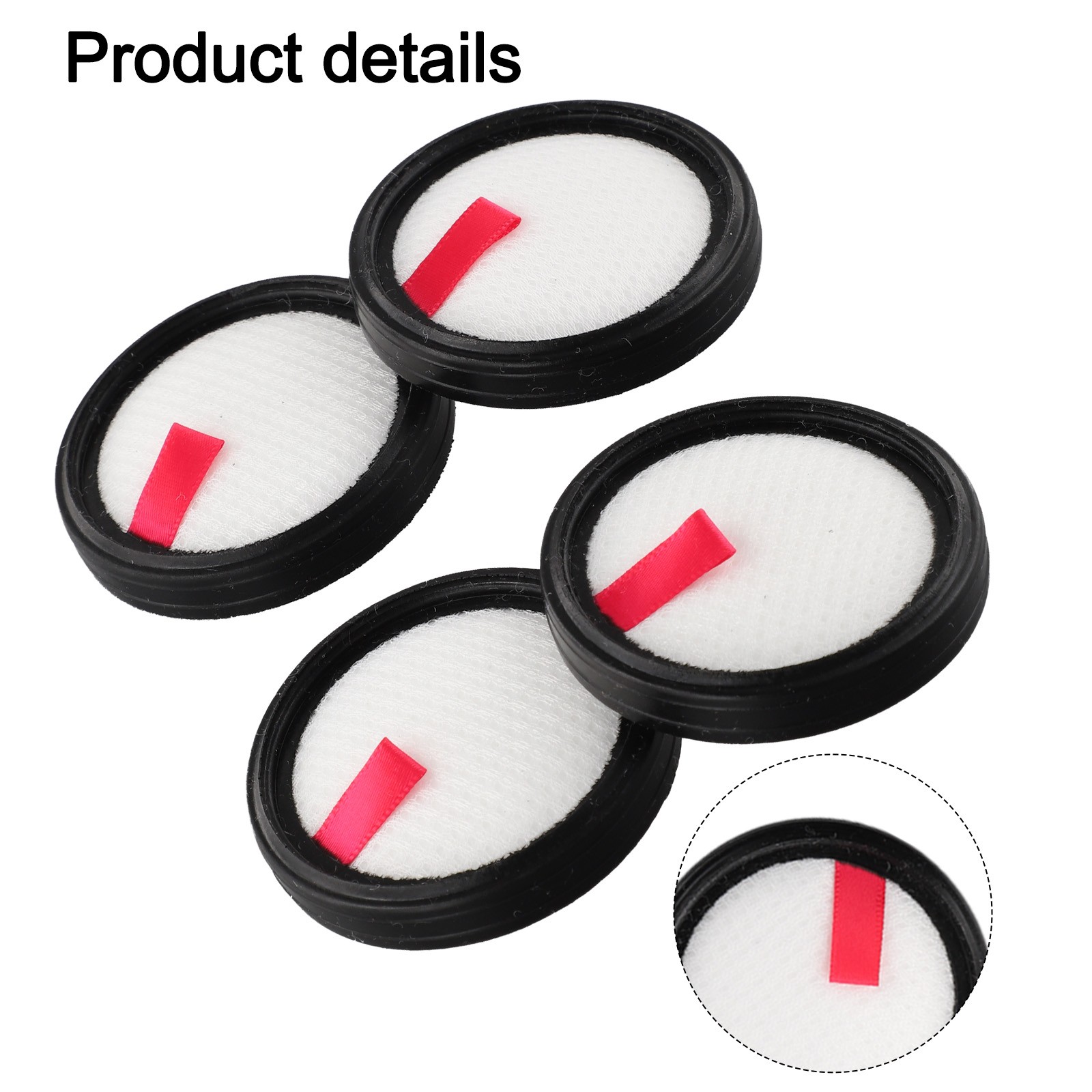 Spare filters for DEVOAC N300 For Haier T19B Handheld vacuum cleaner accessories