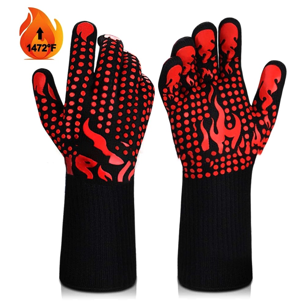 800 degree resistant grilling gloves gloves suitable for kitchen and grilling