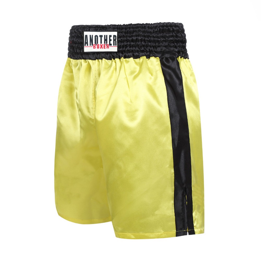 Boxing Shorts Breathable Fabric Comfortable Materials Elastic Waistband