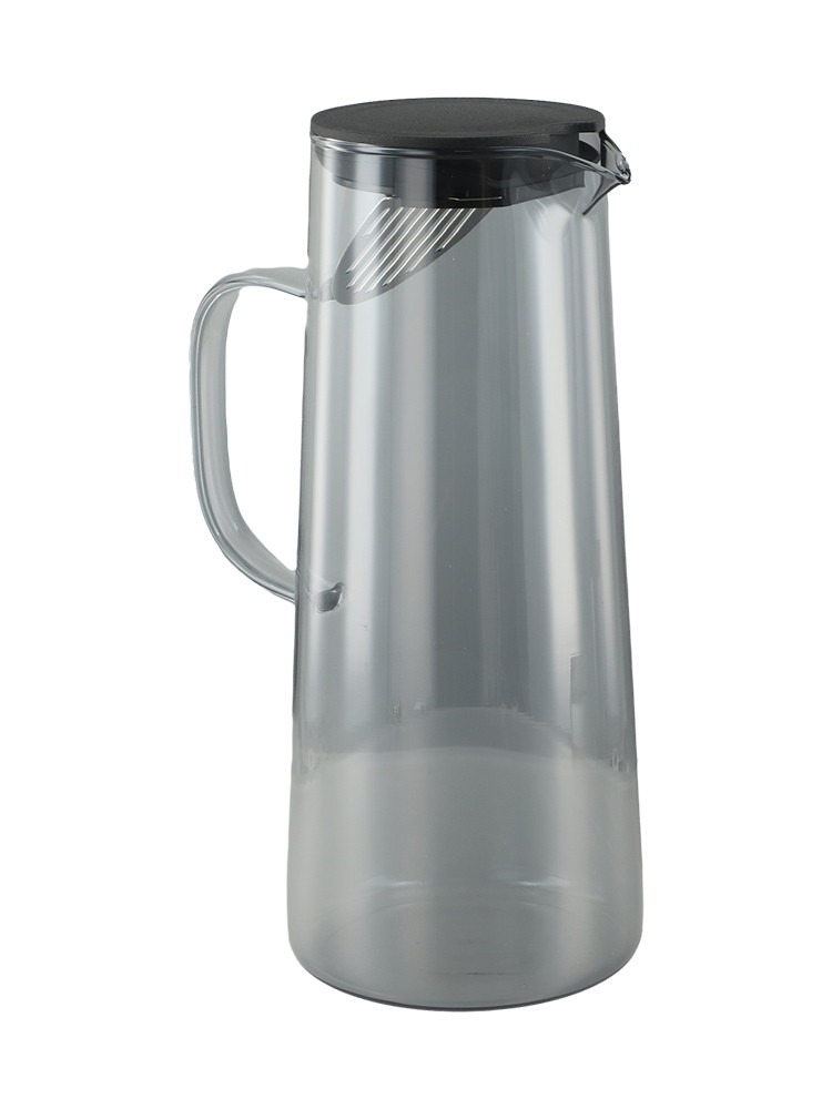 Glass Carafe with Lid Premium Borosilicate Glass Wide Spout Heat Resistant - Picture 41 of 47