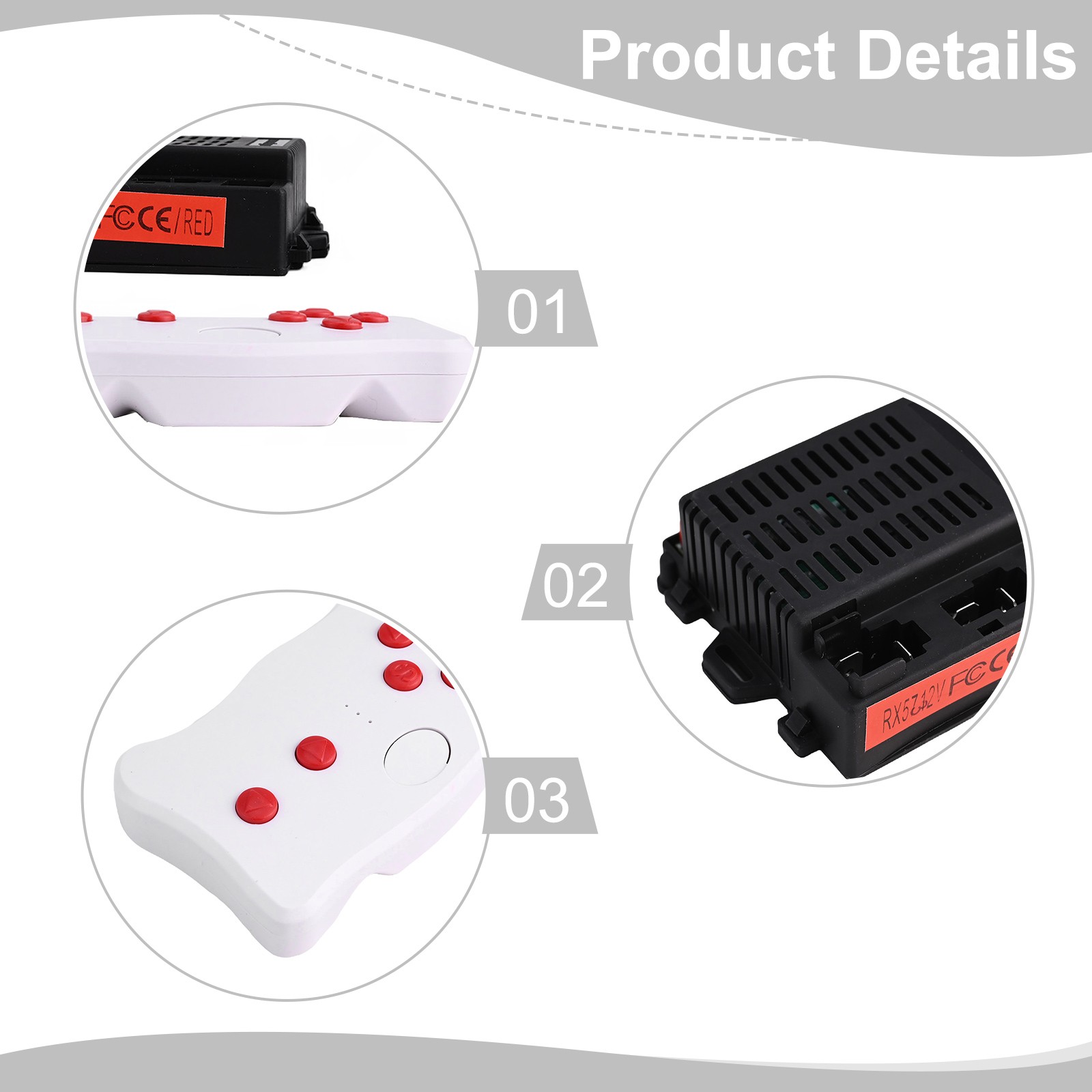Transmitter TX20/TX10 RC Transmitter Vehicle 6V Electric Car