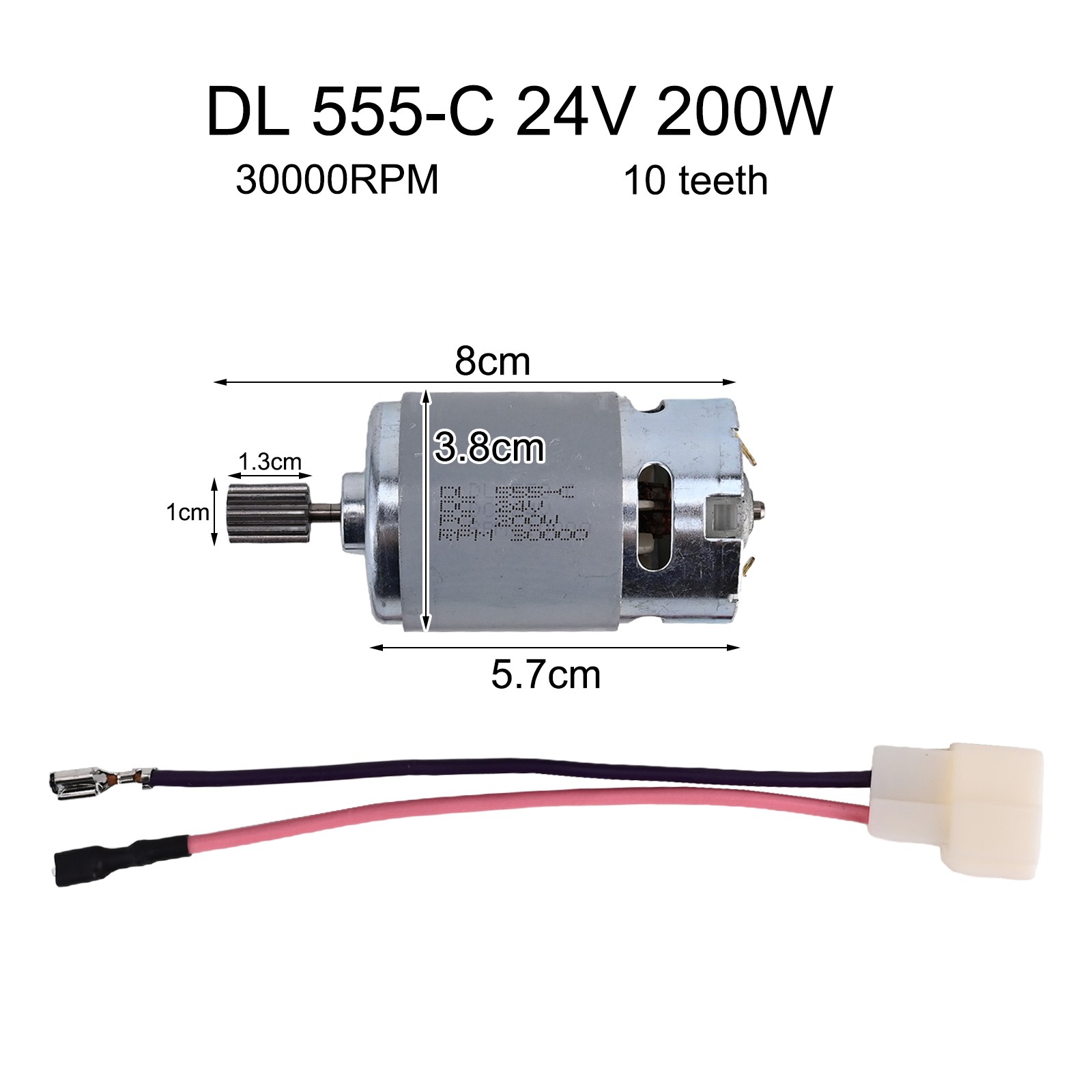 Mejora la velocidad con motor 555 24V DL 555 C para coche eléctrico de juguete para niños - Imagen 28 de 51