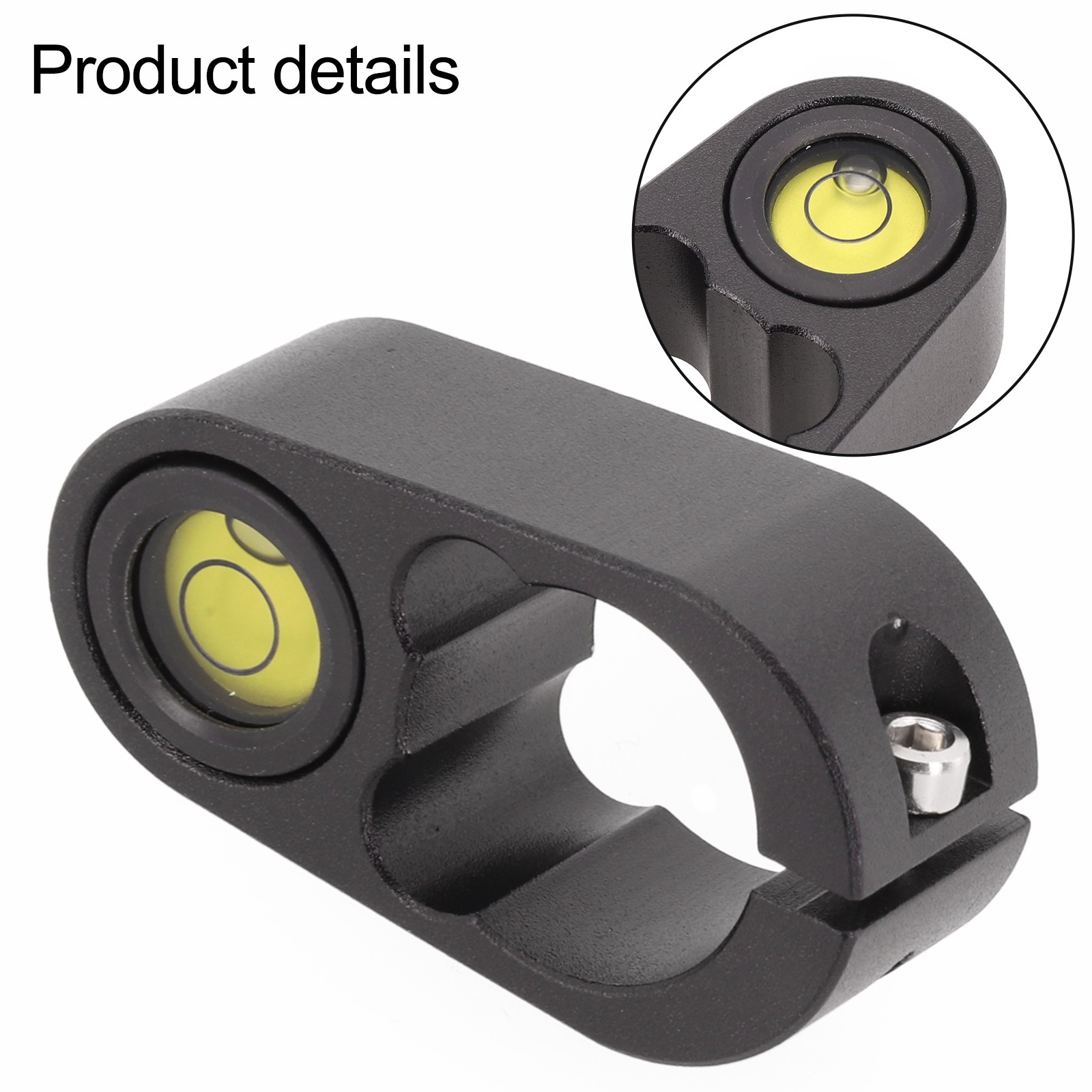 Bubble Level Vial 36mm Pole Level Black Aluminum Alloy For 36mm Diameter Rod - Picture 26 of 36