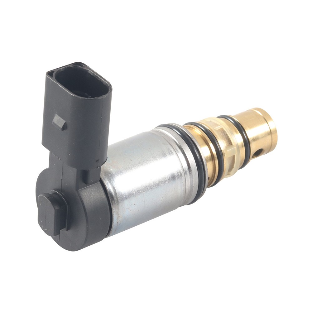 AC Compressor Control Solenoid Valve Black & Silver Color OEM Part Number - Picture 10 of 12