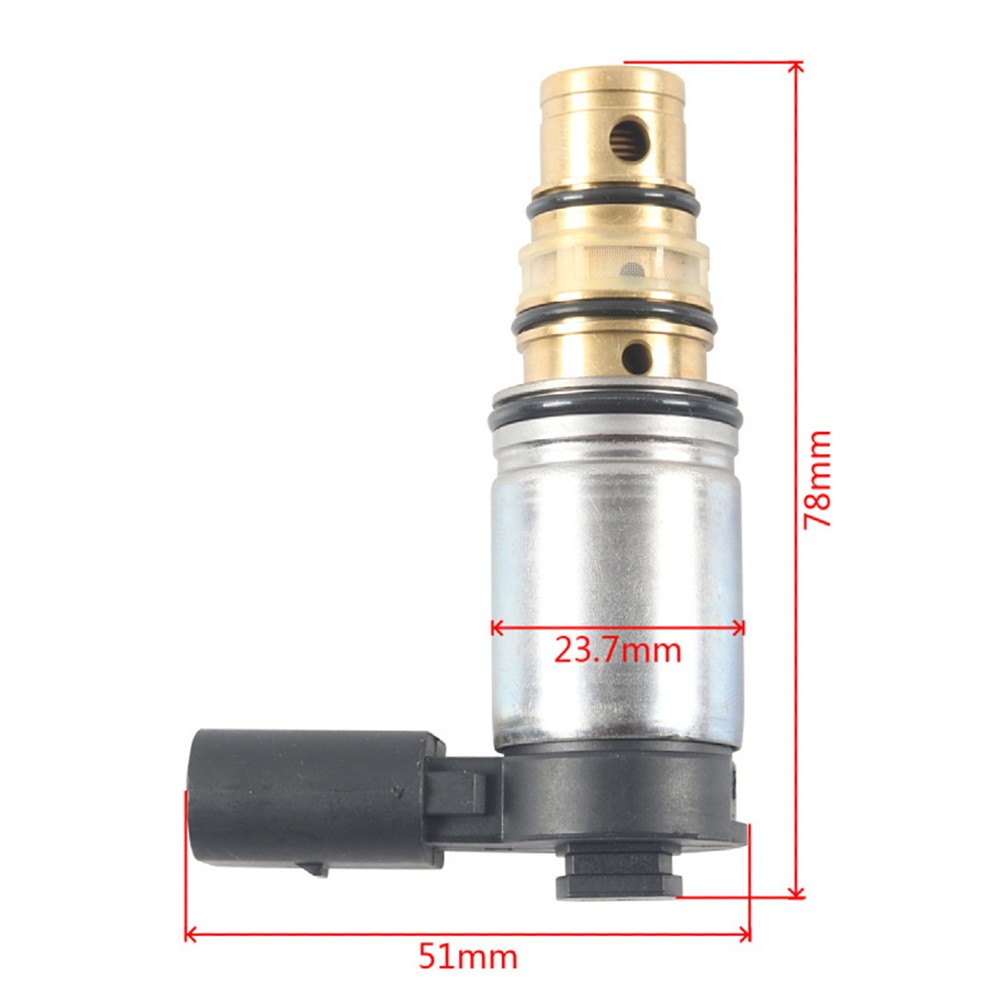 AC Compressor Control Solenoid Valve Black & Silver Color OEM Part Number - Picture 12 of 12