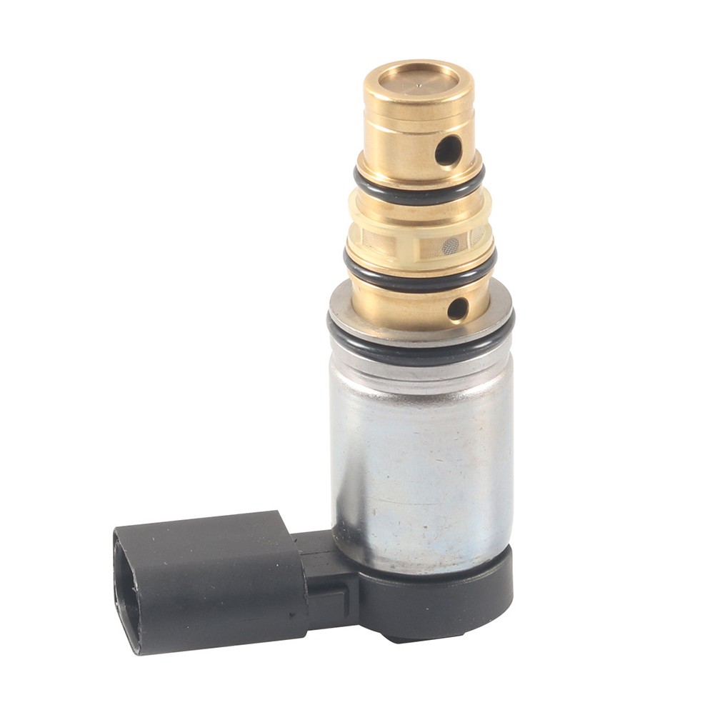 AC Compressor Control Solenoid Valve Black & Silver Color OEM Part Number - Picture 7 of 12