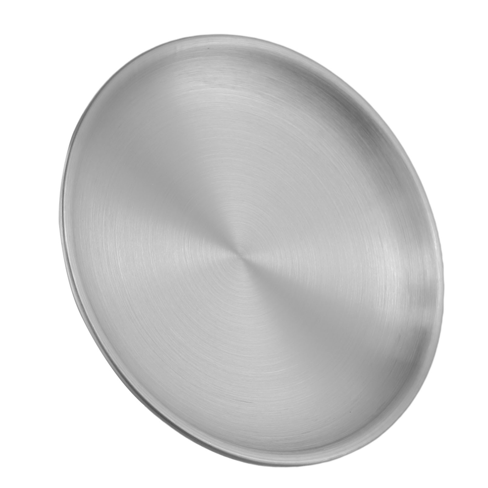 Plate Stainless Steel 14/17/20/23/26cm Accessories Breakfast Dining Dinner - Picture 17 of 57
