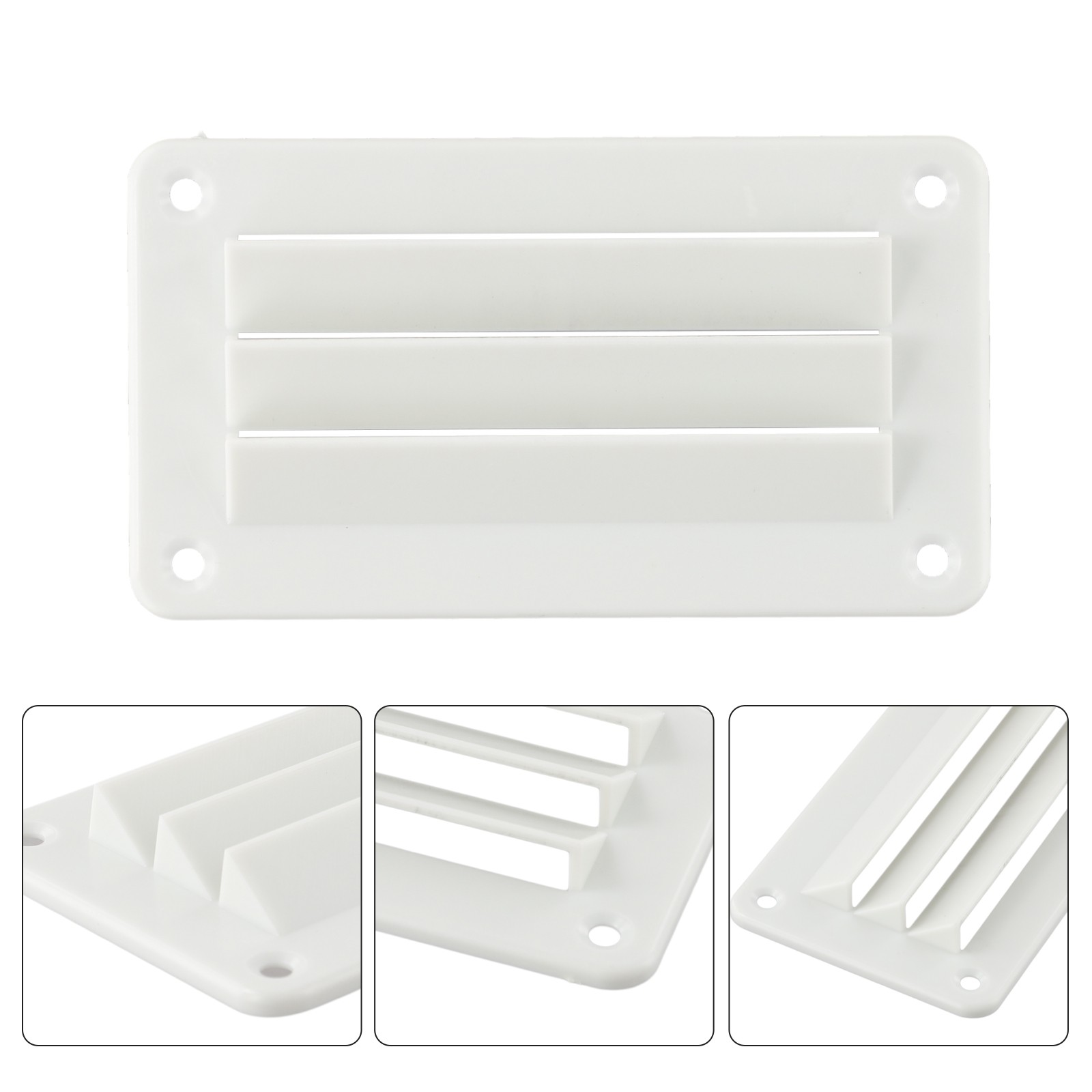 Sleek RV Air Vent Louver Modern Look Lightweight Perfect for Ventilation Holes - Picture 40 of 48