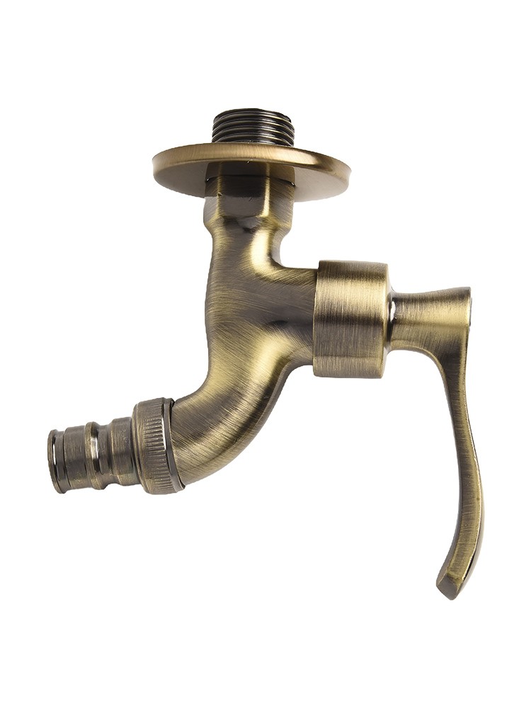 Elegante antike Bronze Wandmontage Waschmaschine Wasserhahn Vintage Gartendeko - Bild 41 von 41