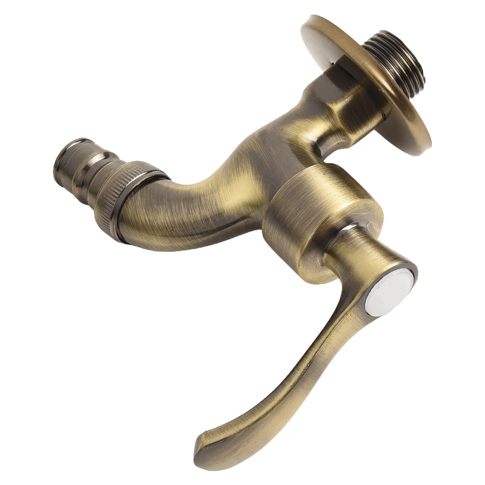 Elegante antike Bronze Wandmontage Waschmaschine Wasserhahn Vintage Gartendeko - Bild 39 von 41