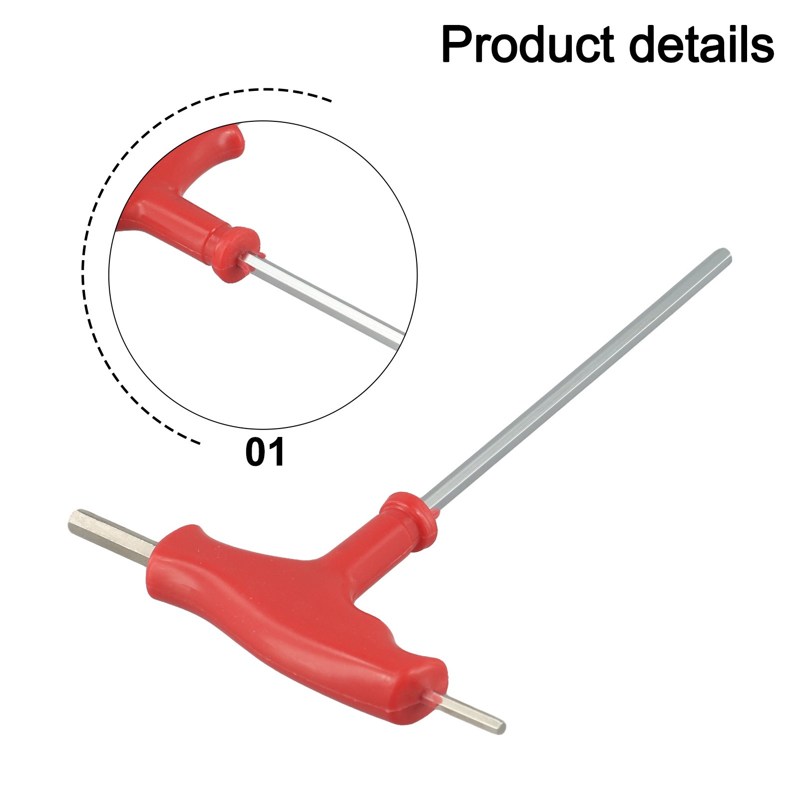 Multi purpose T shaped Wrench with Plastic Handle for Furniture Installation - Picture 24 of 30
