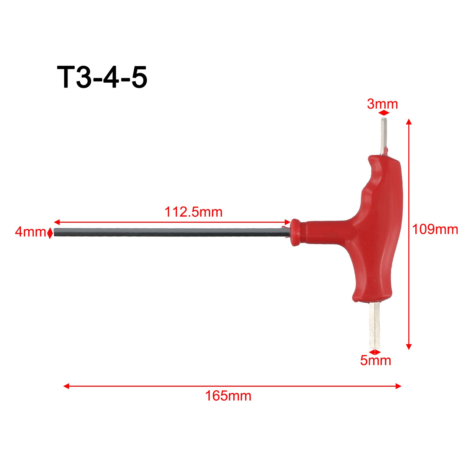 Multi purpose T shaped Wrench with Plastic Handle for Furniture Installation - Picture 17 of 30