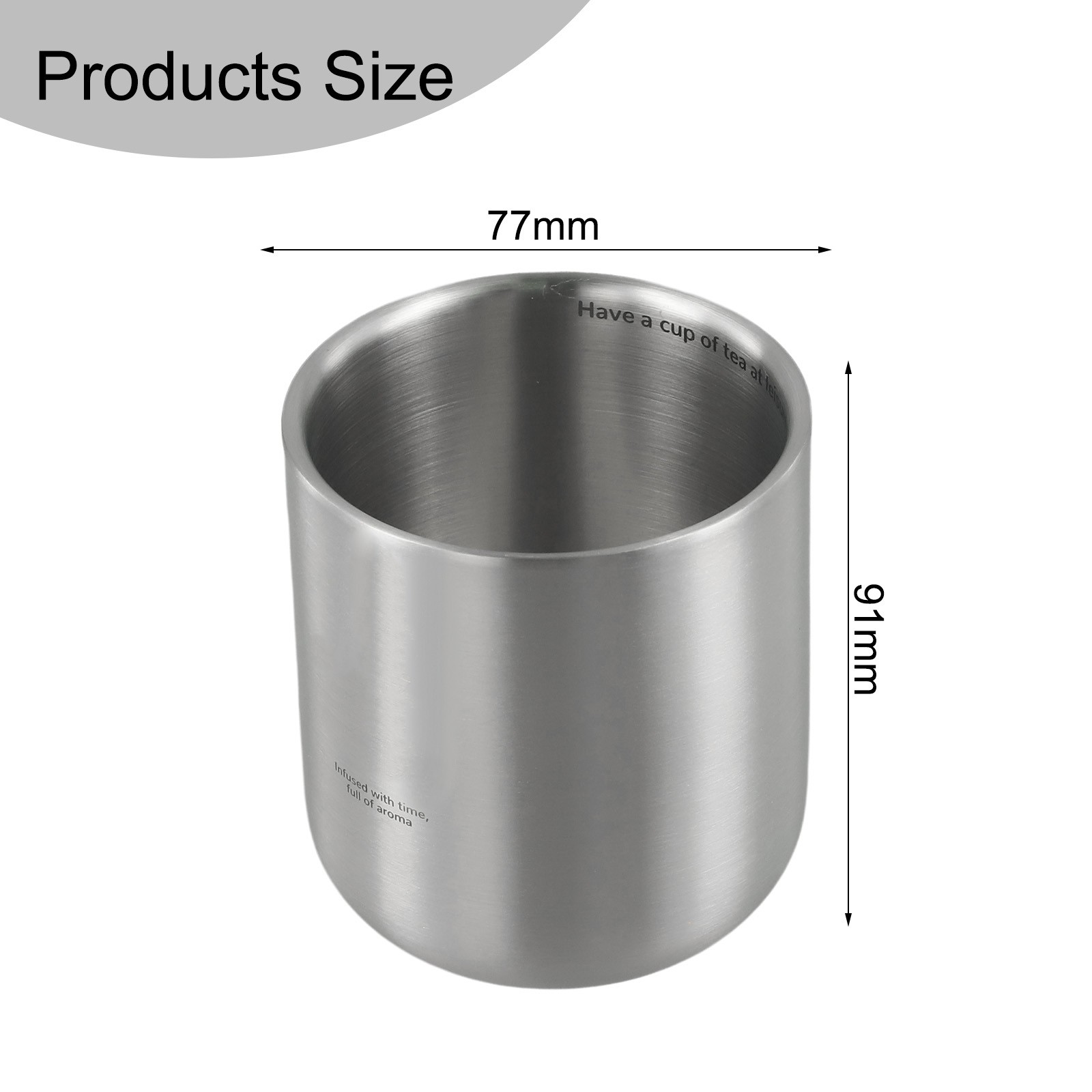 For Outdoor Adventures Double Wall Cup Reusable Metal Cup Camping Trips - Picture 14 of 42