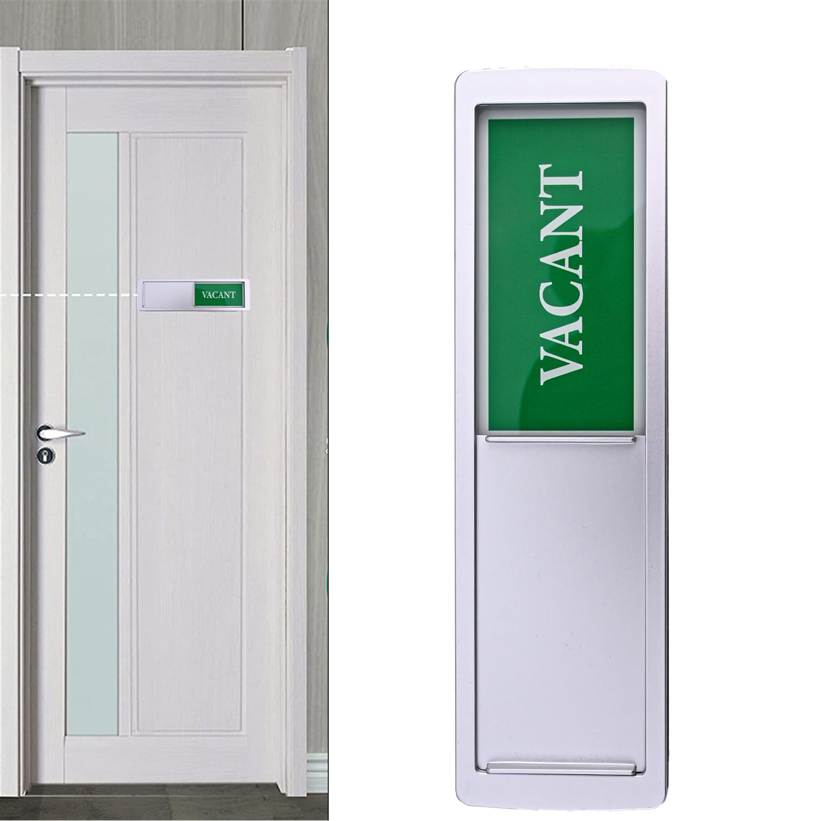 Convenient Installation Vacant In Use Sliding Door Signs for Bathrooms - Picture 29 of 38