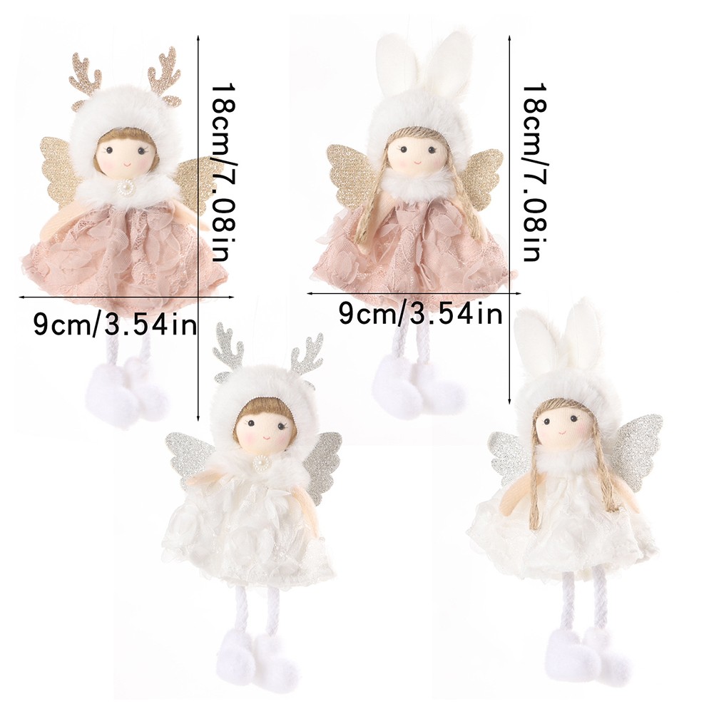 Weihnachtsgeweih Engel Anhänger Engel Puppe Ornament passend für verschiedene - Picture 16 of 17