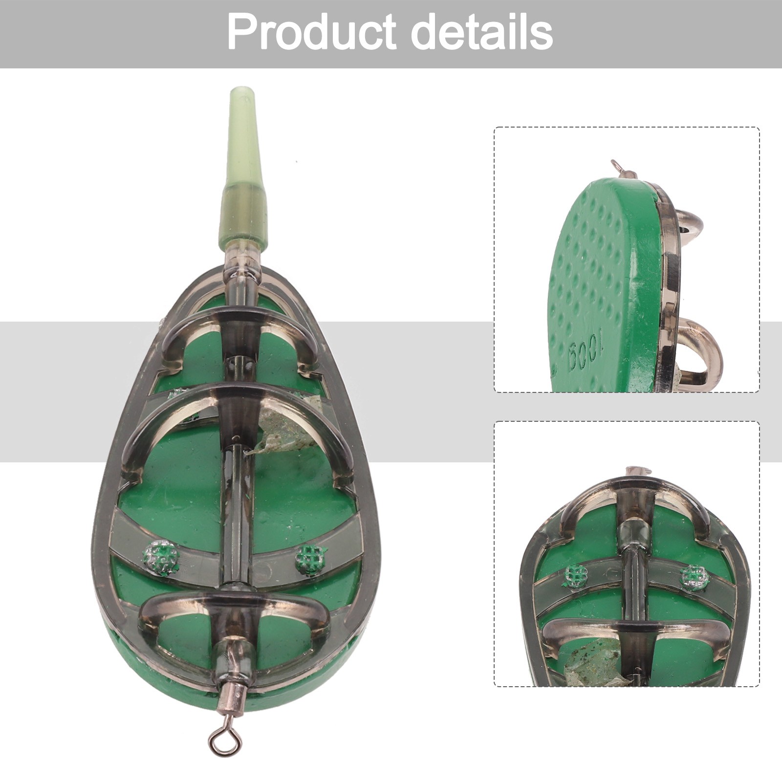 Múltiples opciones de peso para alimentador de pesca de carpa 20/30/40/50/60/70/80/90/100 g - Imagen 109 de 131