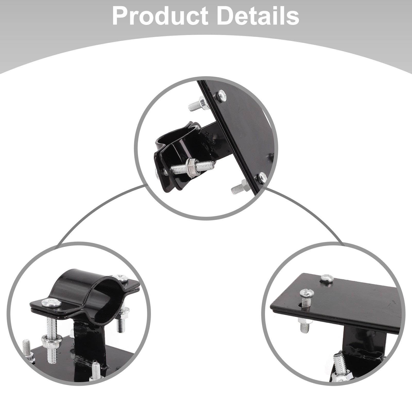 Sturdy Bike Basket Fixing Bracket with Adjustable Size for Customized Fit