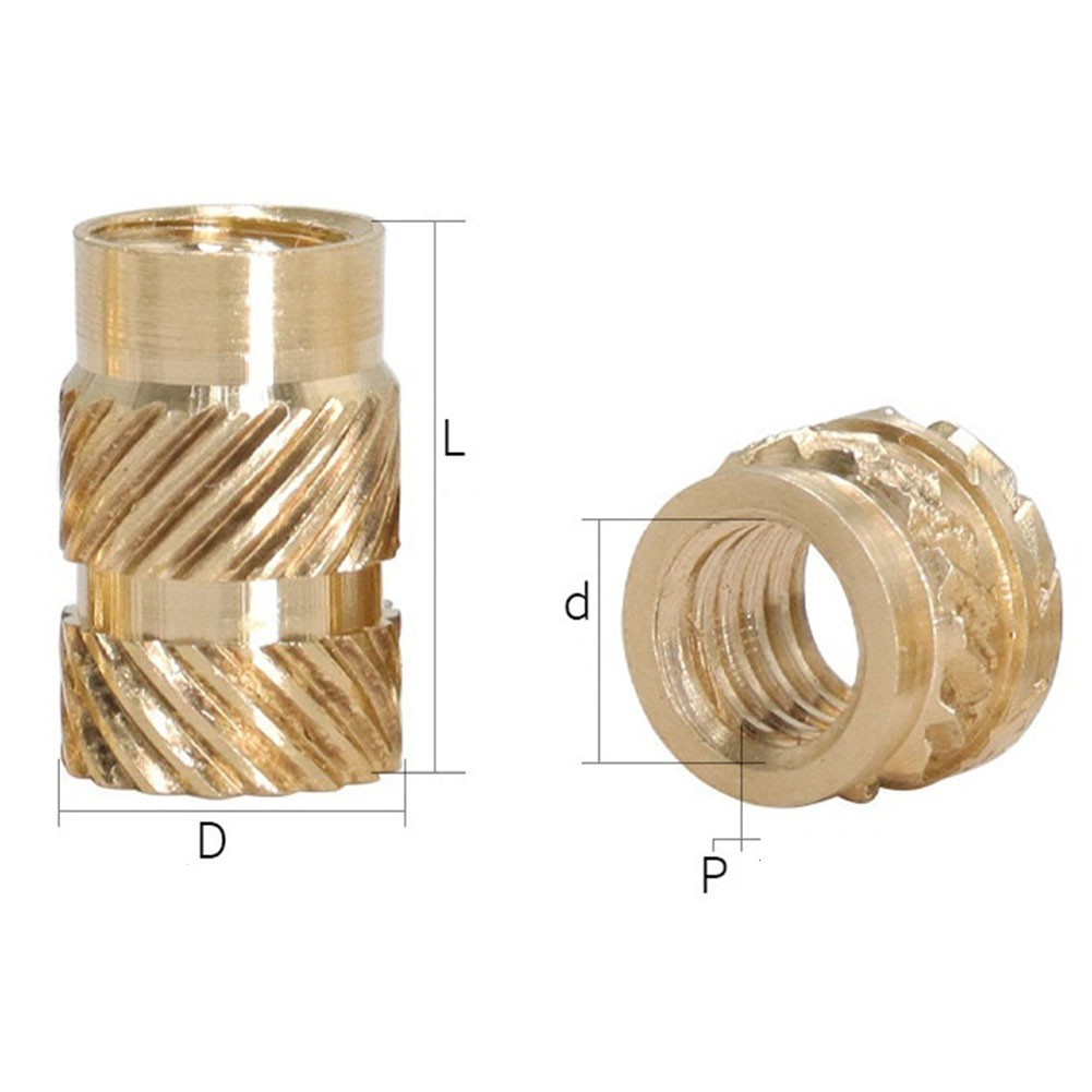 3D Printing Inserts Brass Internal Thread Nuts 3D Printing Balanced Tightening