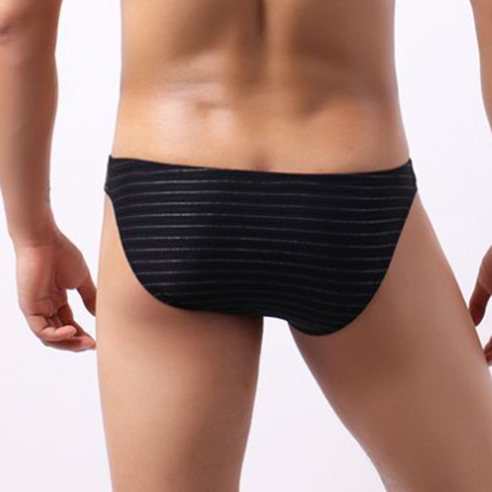 Calzoncillos de cintura baja para hombre Lencería sexy Tanga a rayas Ropa interior Transpirable Cintura baja - Imagen 12 de 25