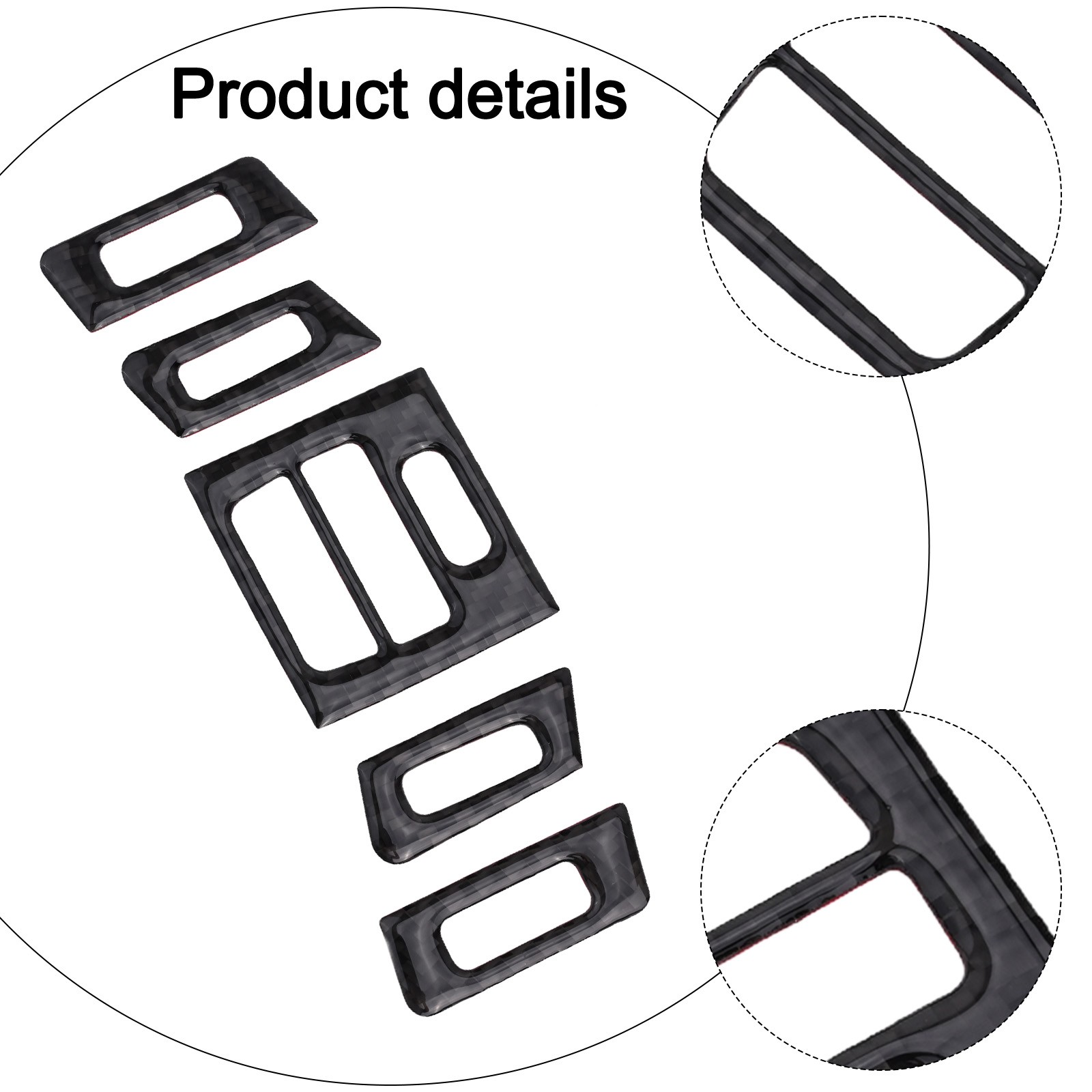 Sleek Design Carbon Fiber Central AC Vent Outlet Cover Trim for BMW E90 E92 E93 - Bild 32 von 48