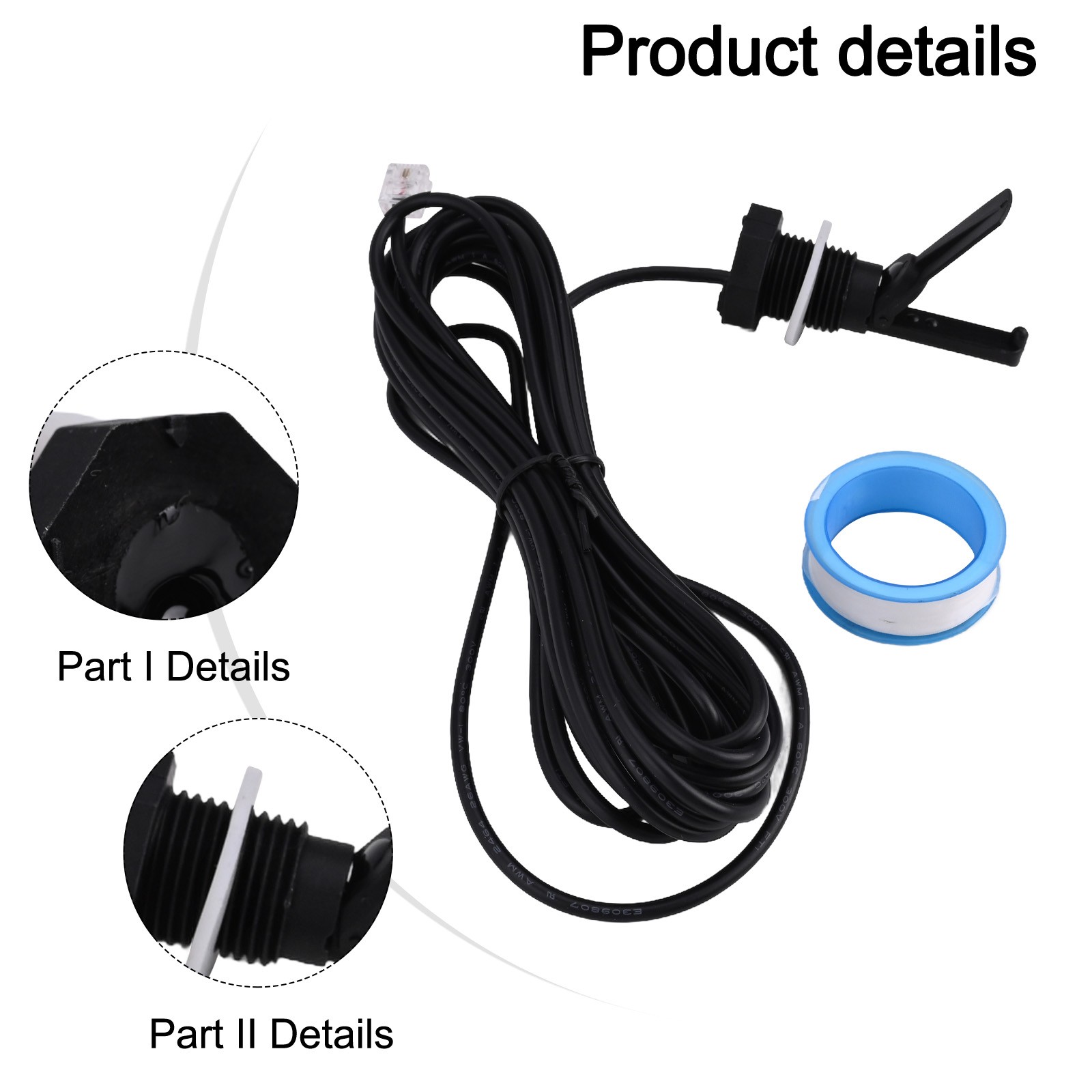 Flow Switch Assembly Compatible with For Hayward Salt Systems and Cables