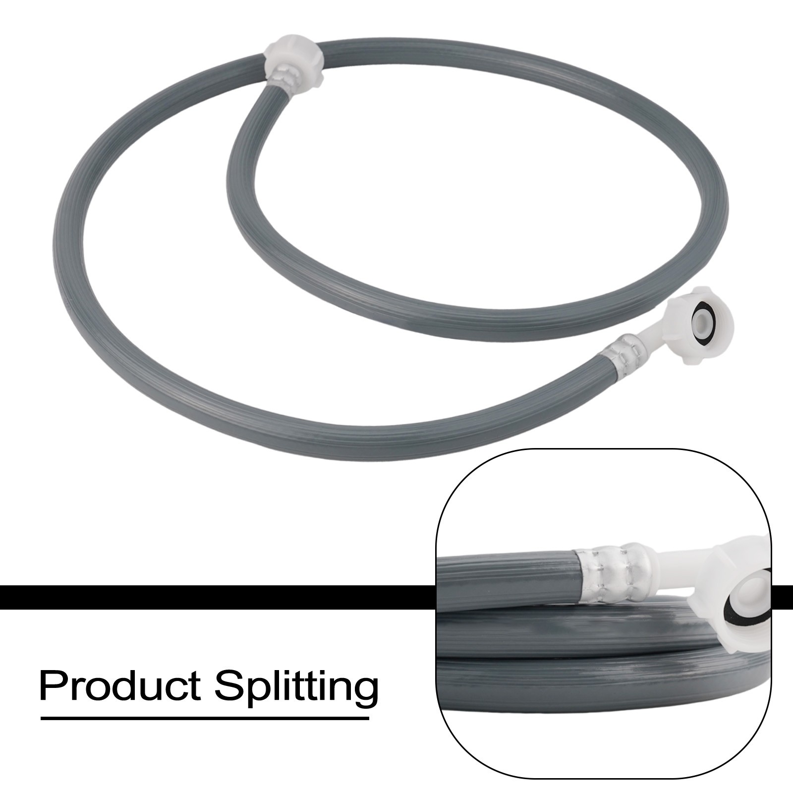 Stabile und flexible PVC Wasserleitung für vollautomatische Waschmaschinen 2 5M - Bild 18 von 34
