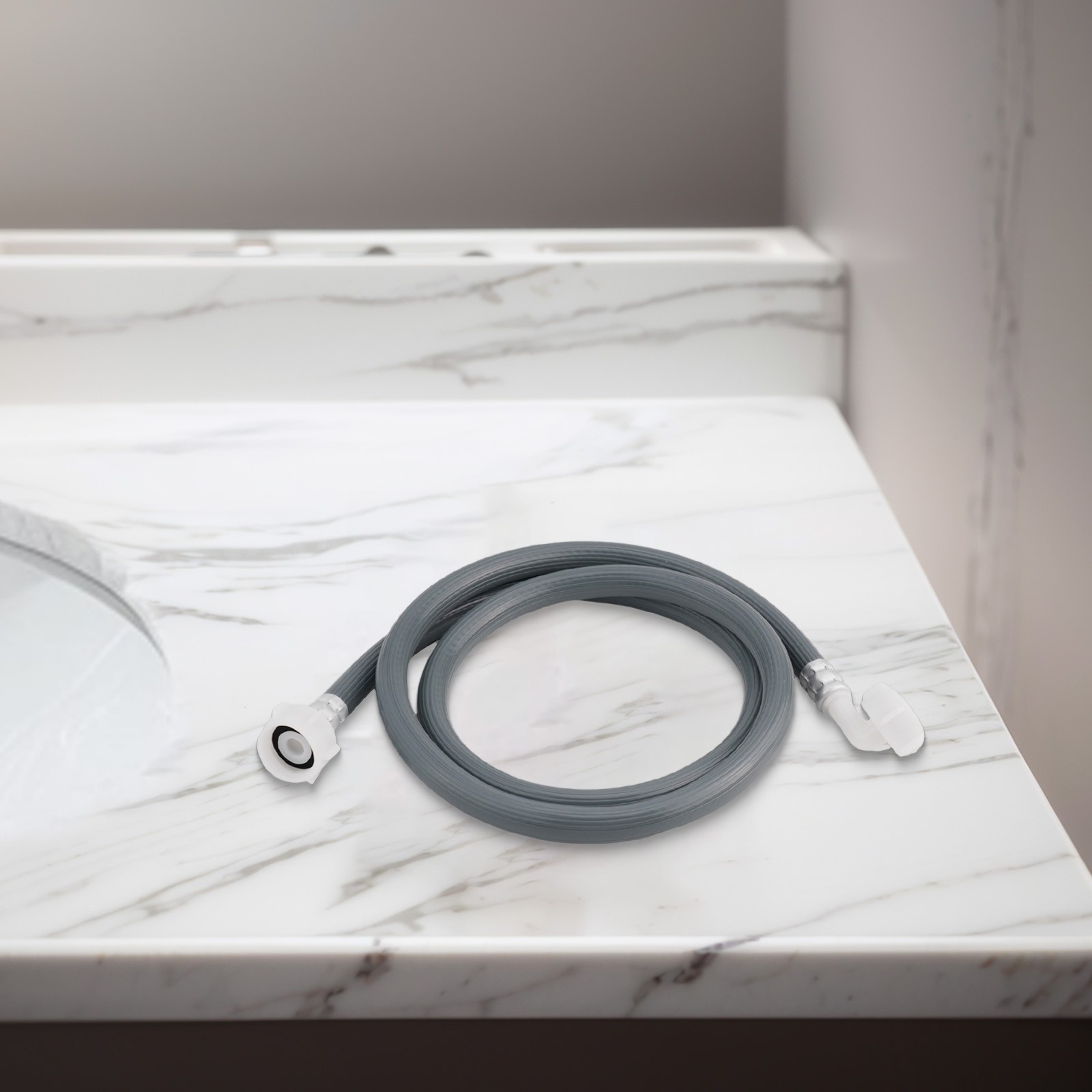 Stabile und flexible PVC Wasserleitung für vollautomatische Waschmaschinen 2 5M - Bild 17 von 34