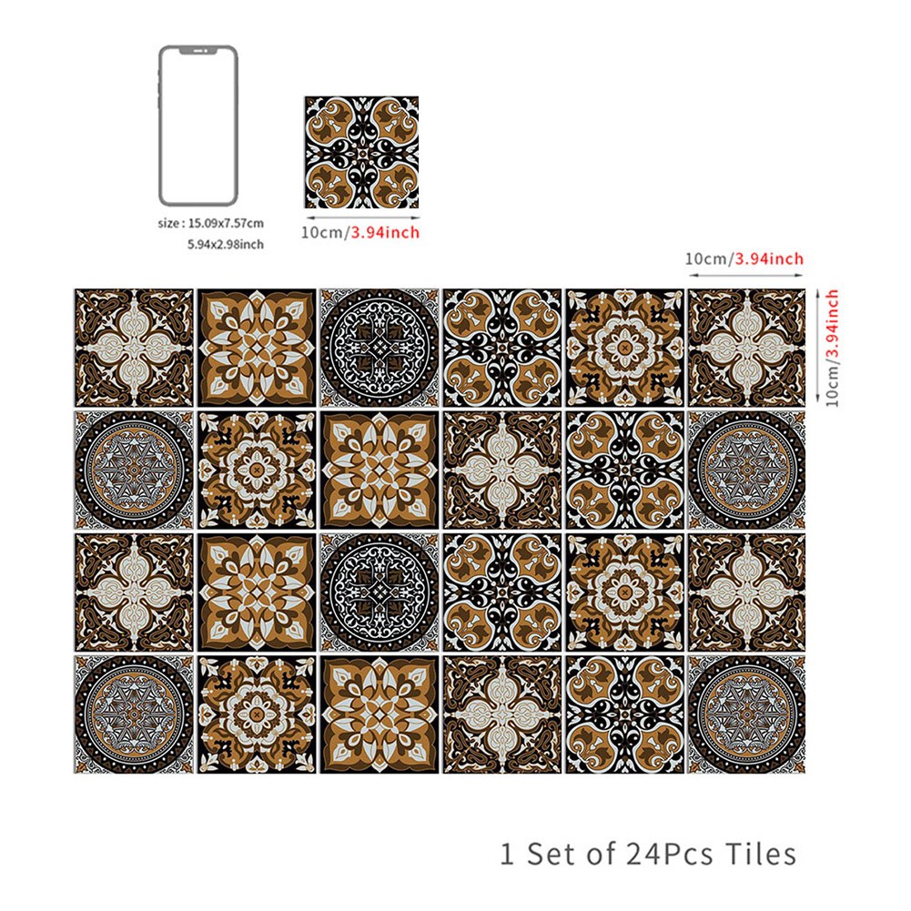 Oil Proof and Scratch Resistant for TILE Stickers for Kitchen and Bathroom Walls