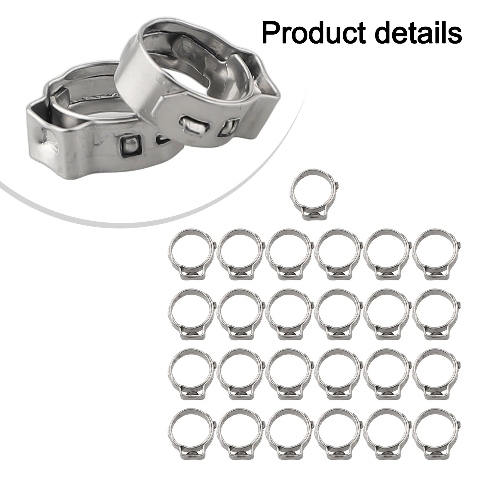 Hoses Single Ear Plumbing And DIY Projects Stainless Steel Hose Clamps - Picture 51 of 124