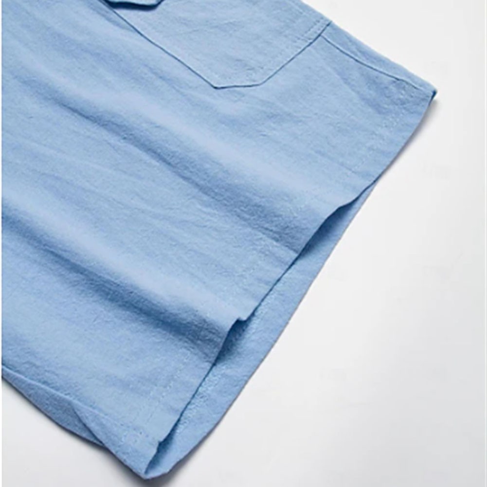 12) Mens Cargo Shorts With Pockets Loose Fit And Solid Color For Summer - Picture 21 of 22