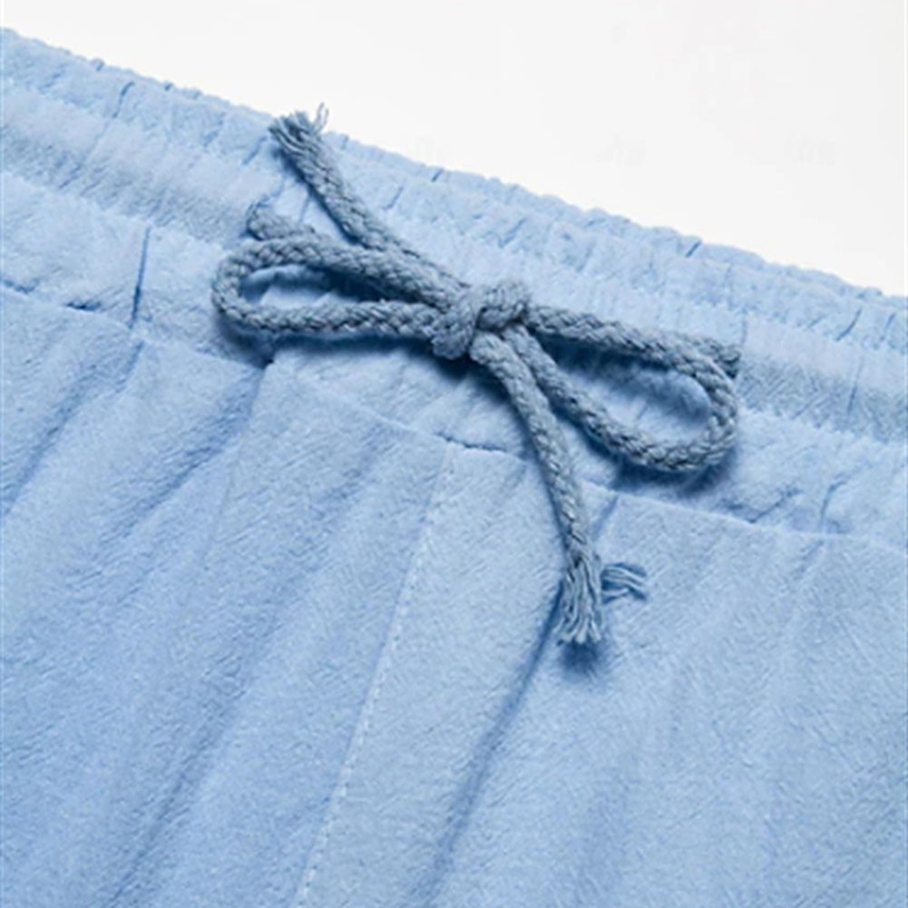 12) Mens Cargo Shorts With Pockets Loose Fit And Solid Color For Summer - Picture 20 of 22